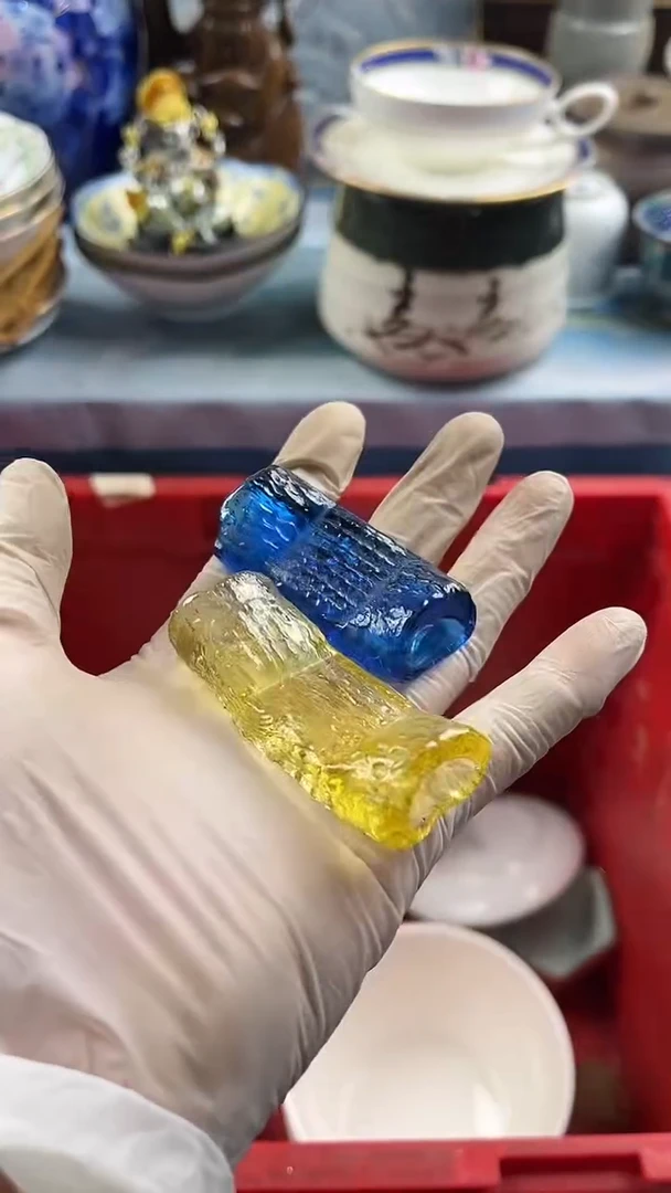 瓷片桃**酱英歌瓷器满28包邮