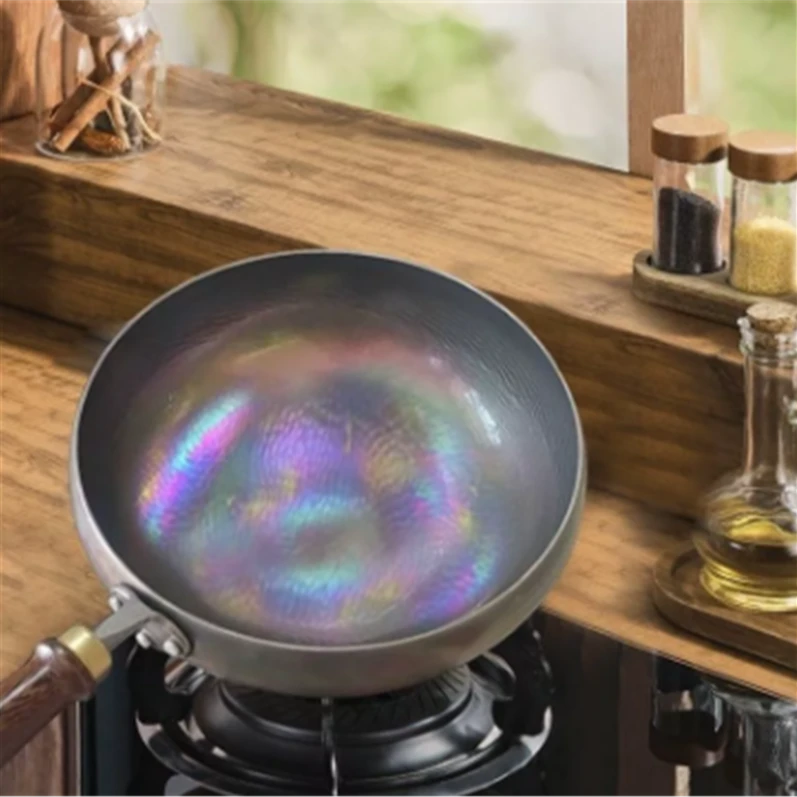 【元旦特惠】纯钛大肚锅 钛锅家用炒菜锅不易粘锅不生锈 大肚钛锅