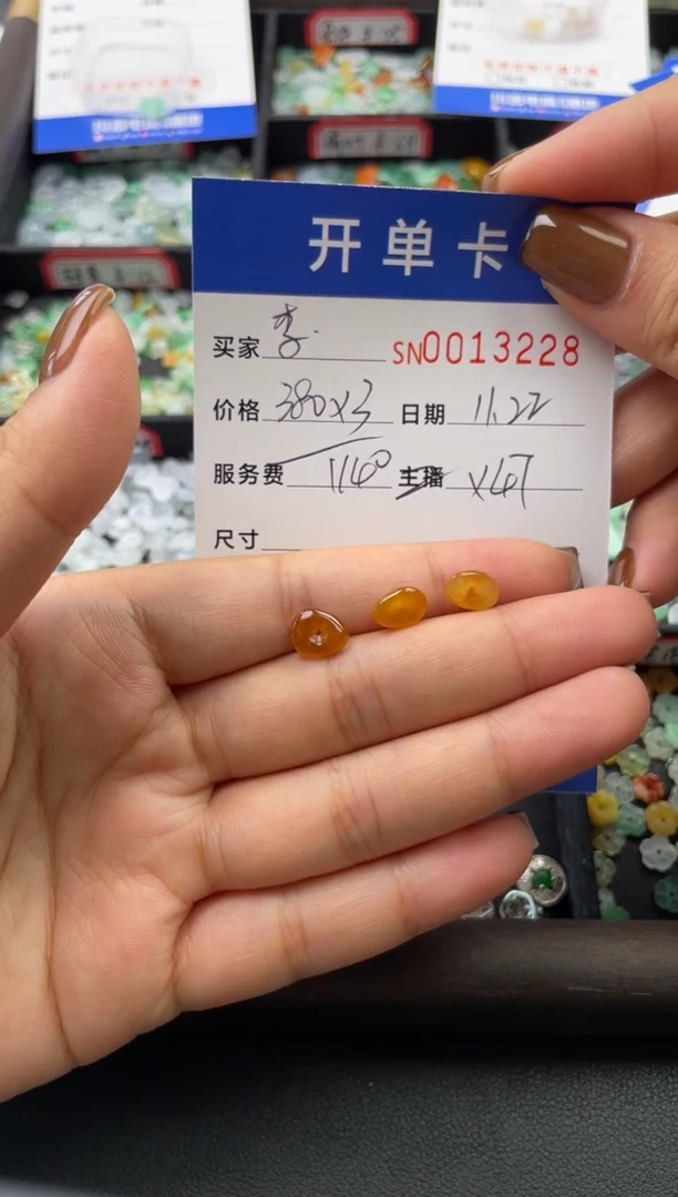 颈饰未镶嵌翡翠李****方13228