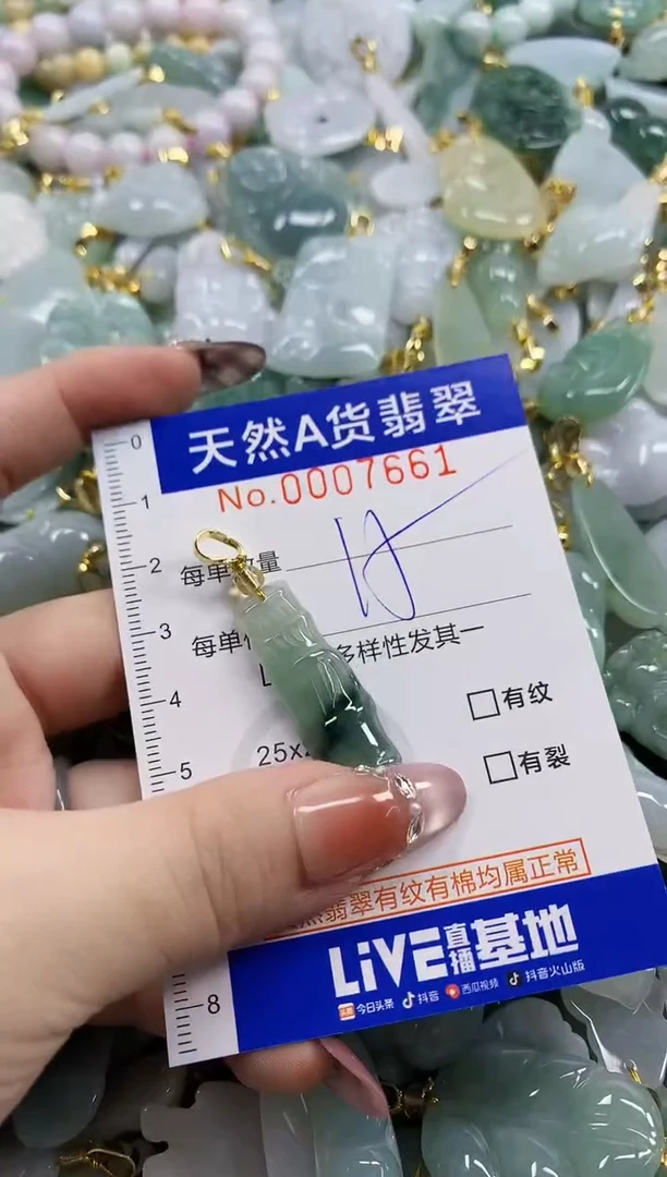 颈饰未镶嵌翡翠天然A货翡翠