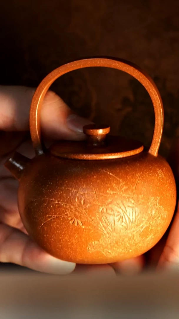 茶壶紫砂太白提梁  降坡泥