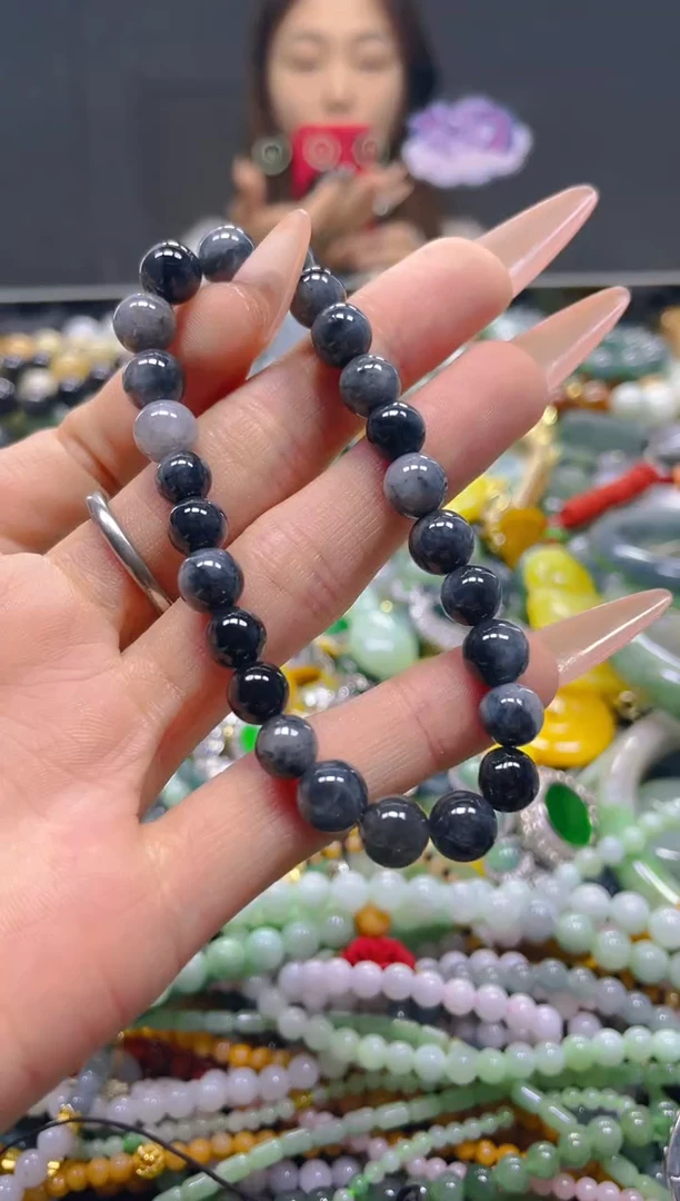 颈饰未镶嵌翡翠7MM