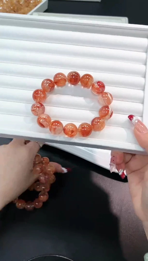 【闪购商品】水晶手串未镶嵌15c多样性发其一/1条15mm默认微瑕