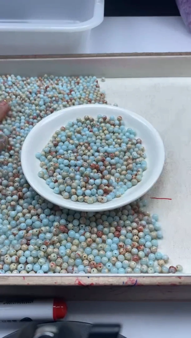 【闪购商品】玛瑙/玉髓颈饰未镶嵌w631寿山石4mm*100颗