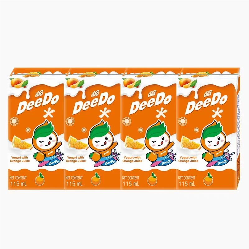 泰国进口DeeDo嘀嘟酸乳味饮品115ml*4