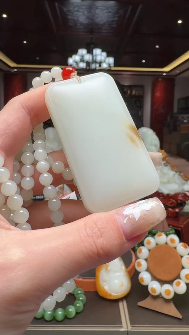 未镶嵌和田玉挂件qmtb