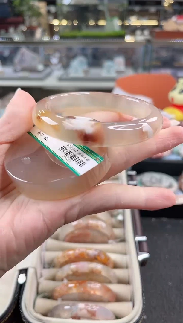 未镶嵌手镯石英质玉62圈口（赠品镯心）6593396