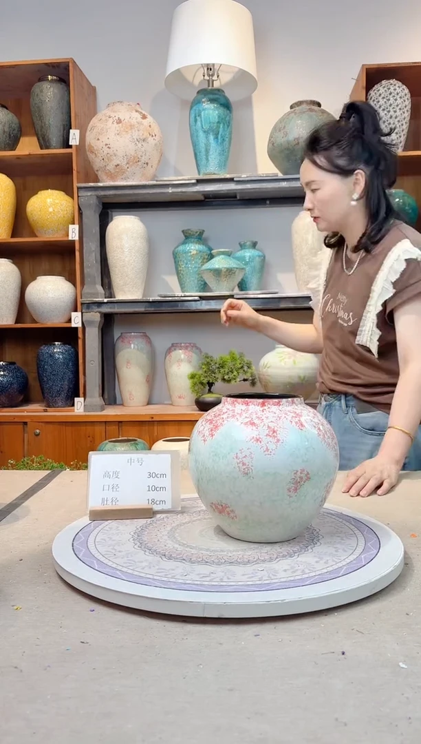 瓶 陶瓷花瓶   曼波 小号 正品