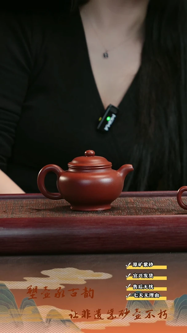 茶壶紫砂宜兴原矿紫砂 掇只壶