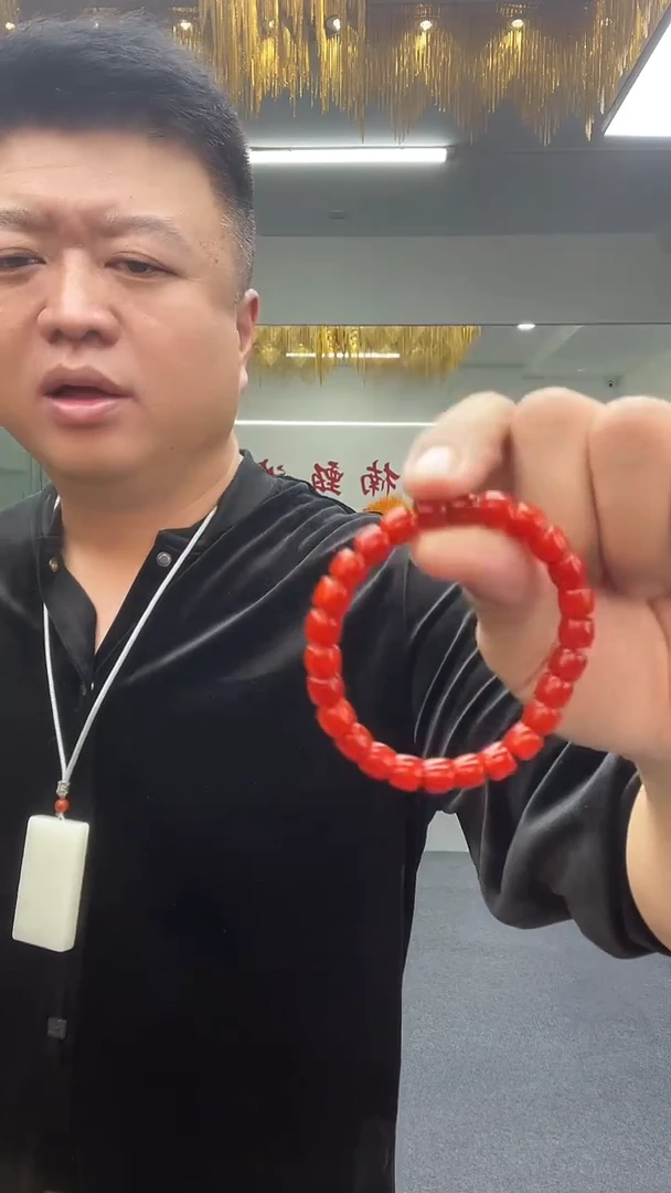 红色直切手串多样性发货一件