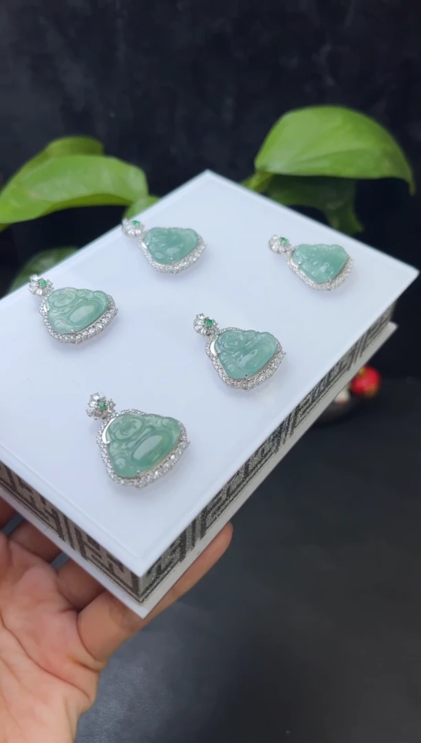 【闪购商品】翡翠颈饰银S925镶嵌008-50475多样性发一件