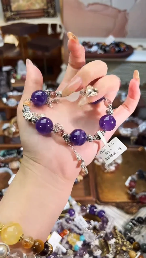 【闪购商品】水晶手串未镶嵌柚子原創水晶