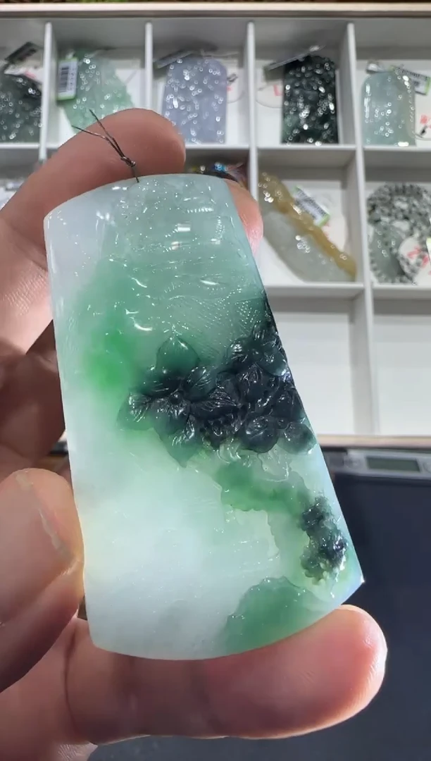 未镶嵌挂件翡翠A货翡翠多样性孤品