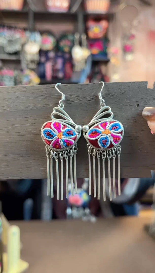 织绣民族风手工非遗老绣饰品312