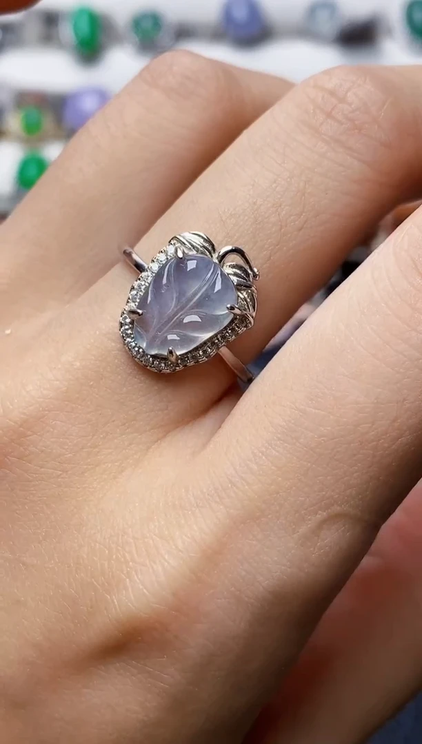 银S925镶嵌戒指翡翠1782