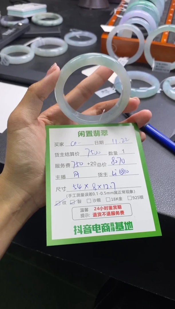 未镶嵌手镯翡翠c***a手镯