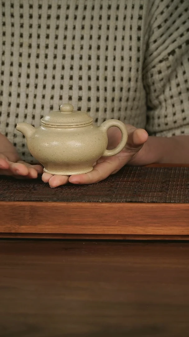 【闪购商品】紫砂茶壶 掇只 本绿 180cc