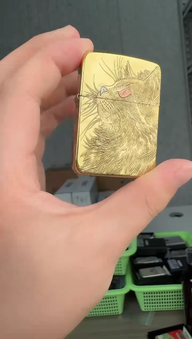 铜1941复刻黄铜仰望星空-睡猫