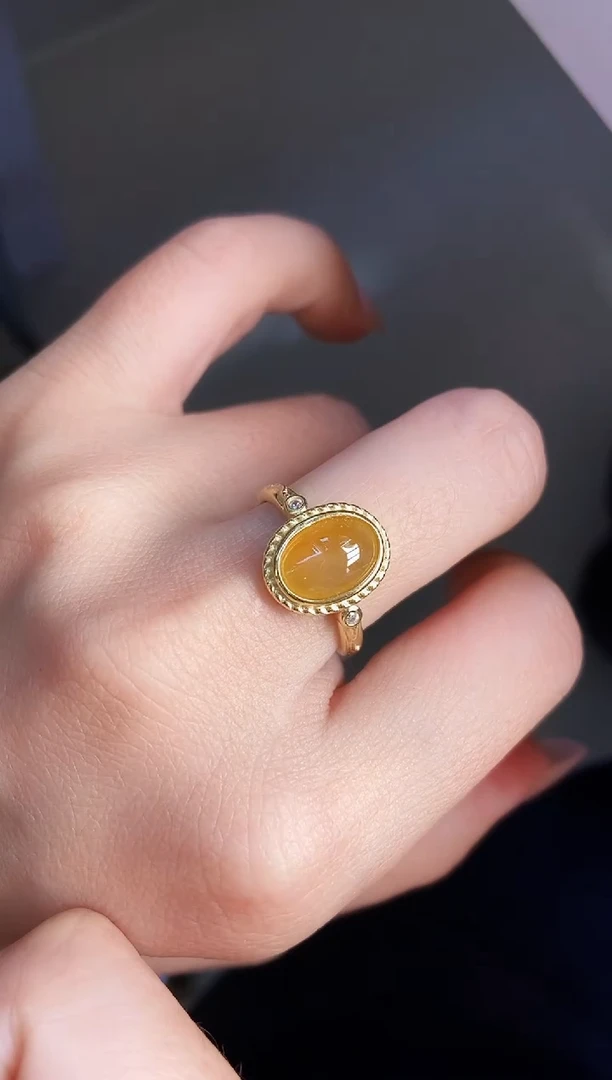 银S925镶嵌戒指翡翠12