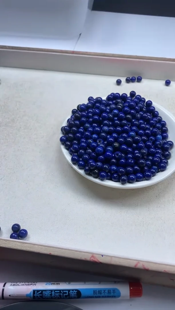 【闪购商品】玛瑙/玉髓颈饰未镶嵌w241青*金石6mm*30颗