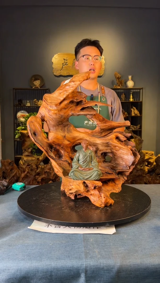 木 卢师傅根艺作品（不包含人物摆件）