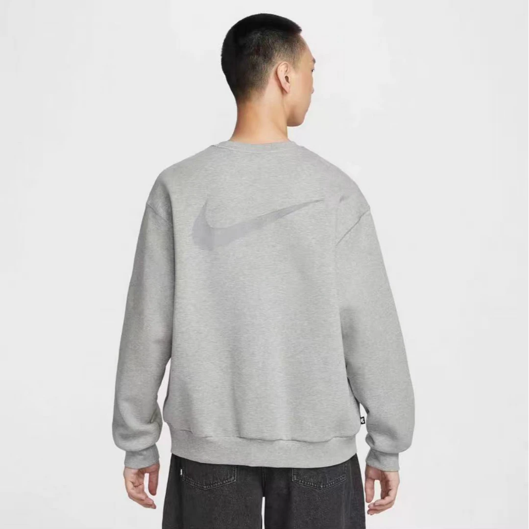 Nike耐克男女同款加绒CLUB BB运动休闲卫衣圆领HV0248-063