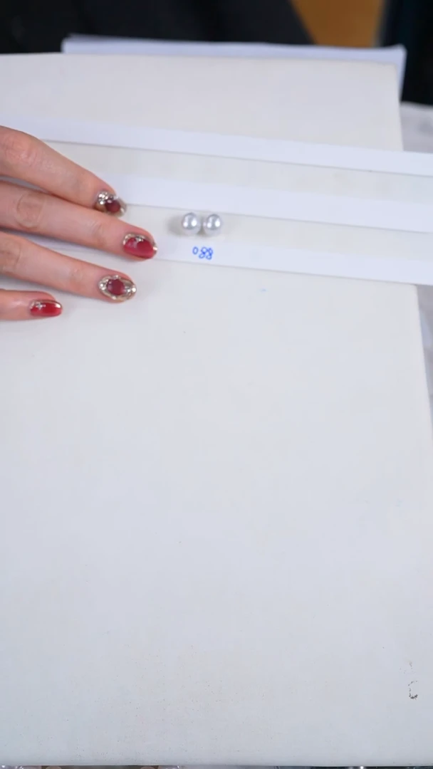 【闪购商品】海水珍珠裸珠未镶嵌9-10mm 澳白对珠