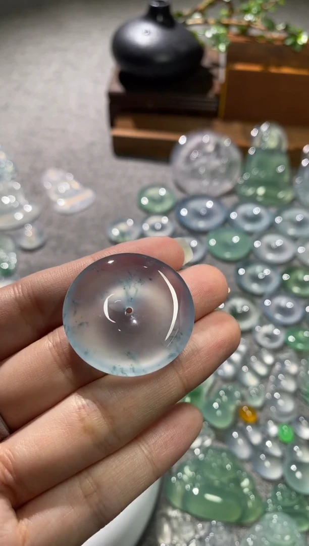 吊坠(不含链)未镶嵌翡翠扣子