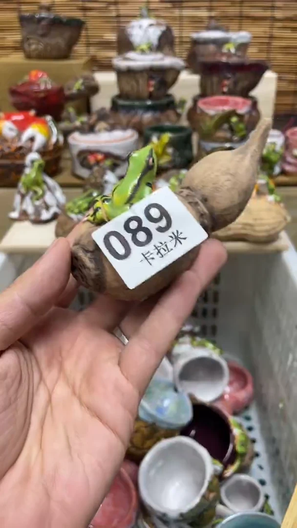自**然089精美粗陶手工柴烧