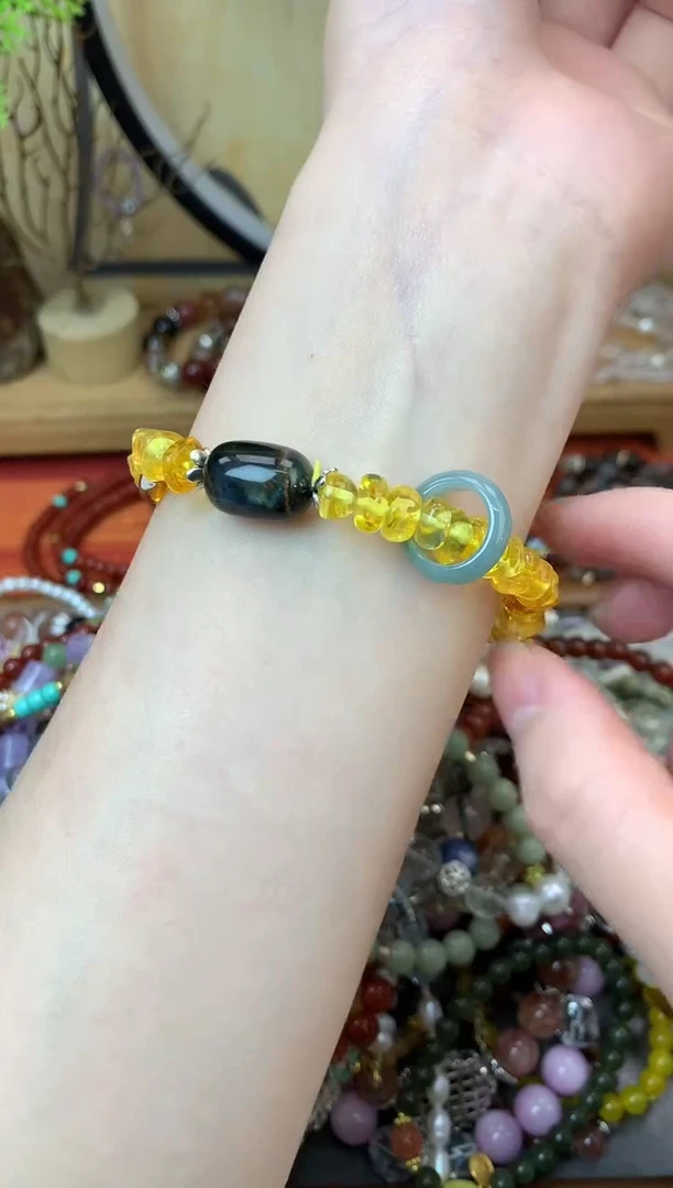 【闪购商品】琥珀手链未镶嵌475手串