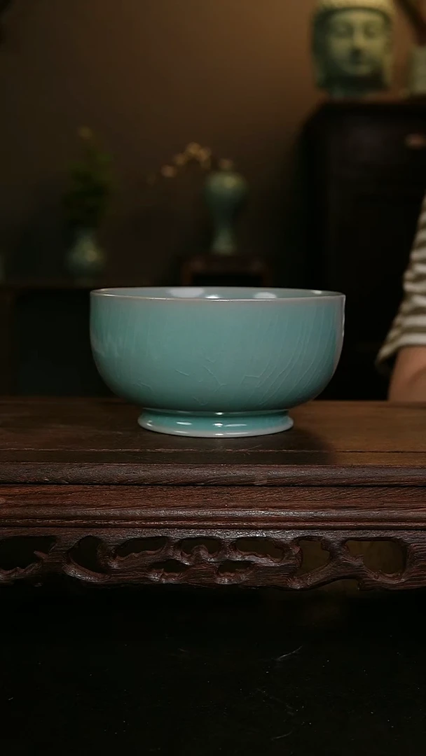 茶器仿古手工罗汉碗