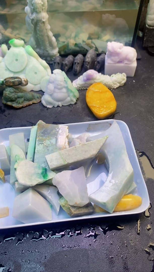 翡翠挂件未镶嵌天然翡翠017