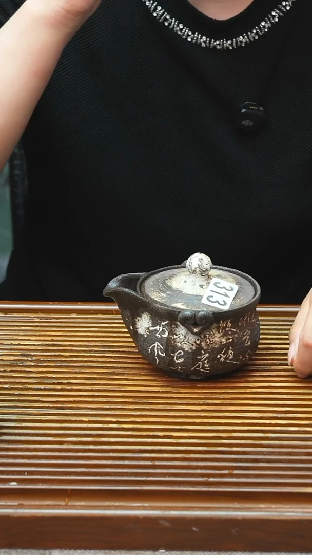 万古烧粗陶手工茶具*