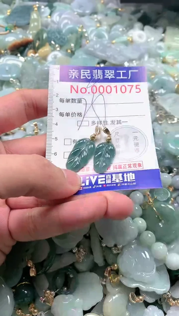 【闪购商品】翡翠吊坠(不含链)未镶嵌1075多样性发一单（一单2个