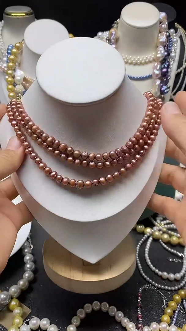 颈饰未镶嵌淡水珍珠多人