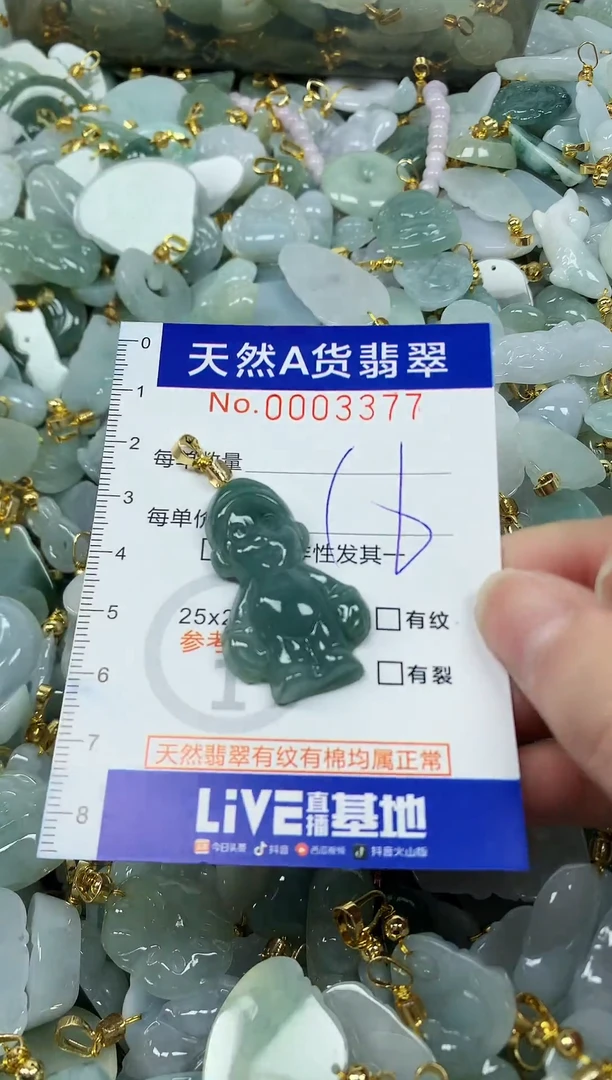 颈饰未镶嵌翡翠纯天然a货翡翠