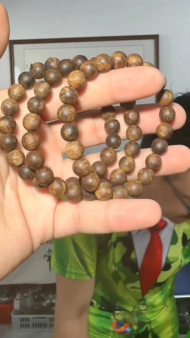 沉香手串75号沉水手串0.9多样性发一