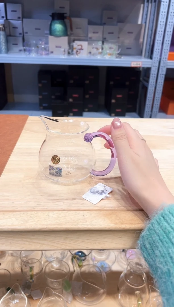 禾器福珑公道杯浅紫色