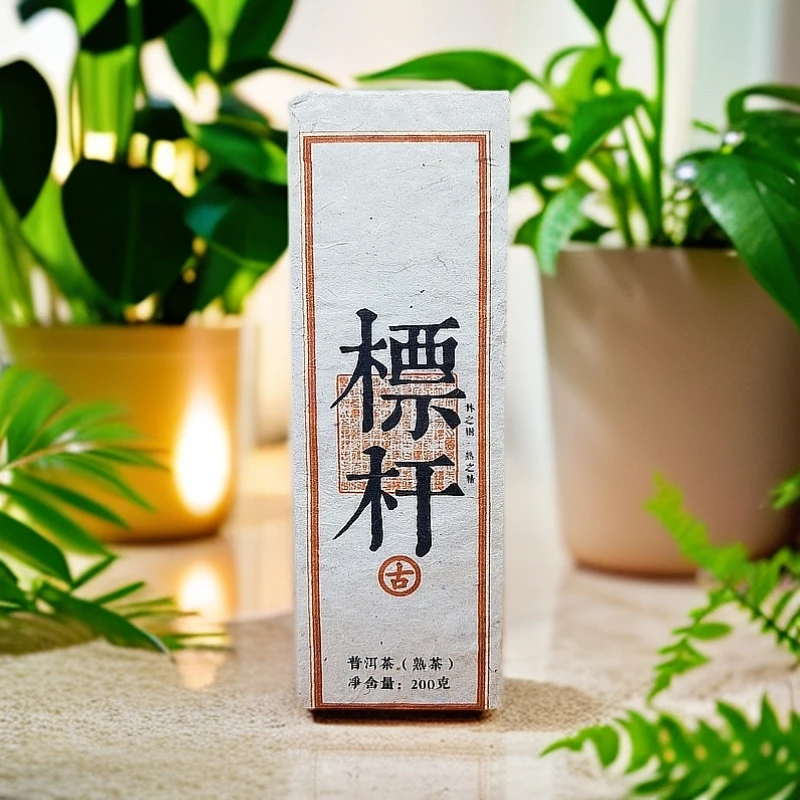標杆·墨江凤凰窝普洱熟茶 原料2013年 200g/砖【老金的茶】S1
