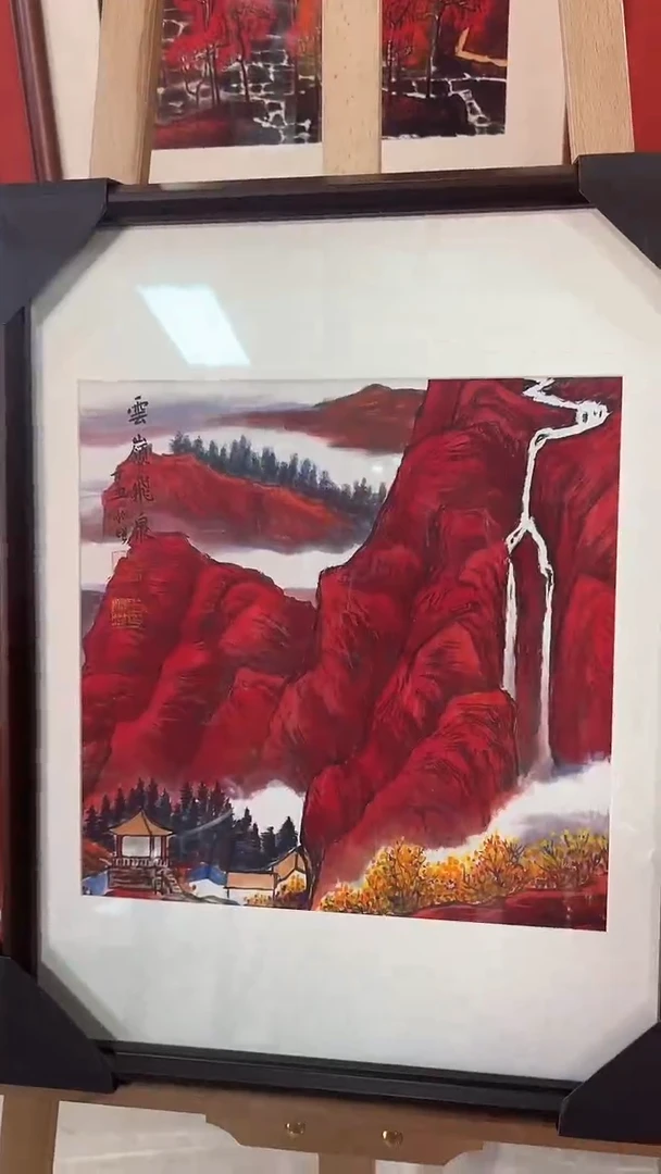 国画王顺增/精品国画/1平尺/山水