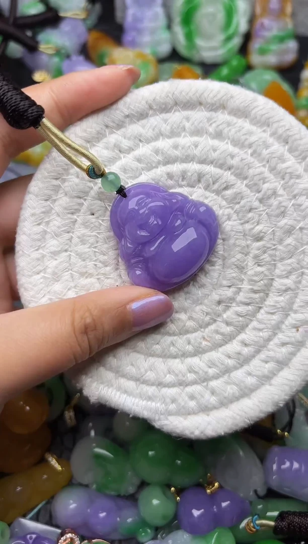 颈饰未镶嵌翡翠缅甸翡翠吊坠