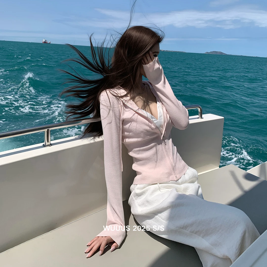 【入夏呼吸感】轻薄冰麻连帽衫3203