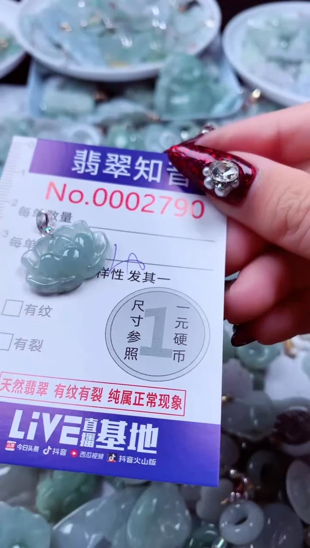吊坠(不含链)未镶嵌翡翠2790