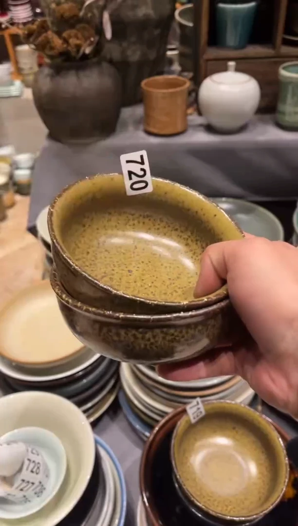 【闪购商品】瓷片720   燕麦黄反口小碗2个