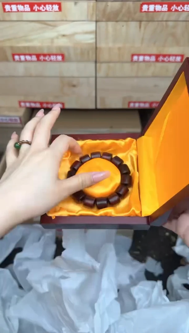 小叶紫檀桶珠商品链接@@YS975