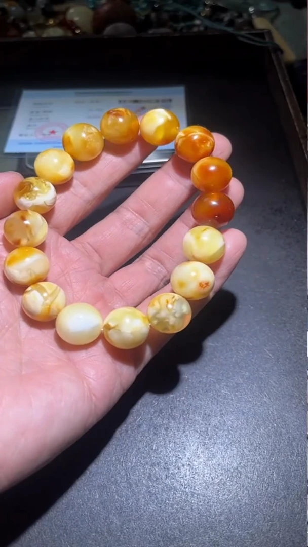 非金属树脂pz1121-32手串渐变