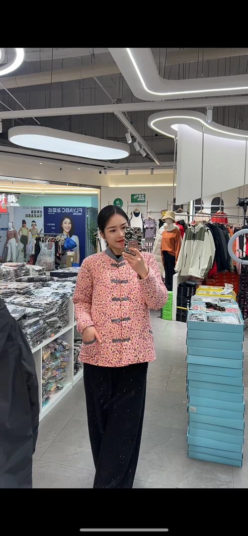 【小娜专属】2024新中式国风盘扣加厚保暖棉衣女