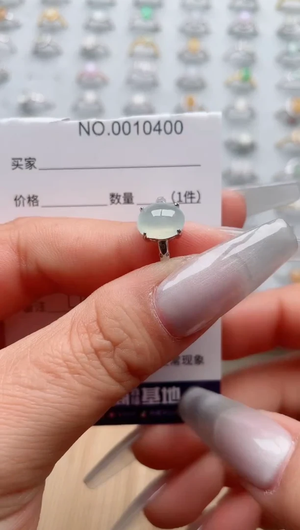 【闪购商品】翡翠戒指银S925镶嵌·