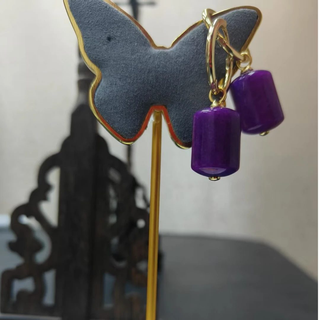 cysA04舒俱来桶珠耳坠