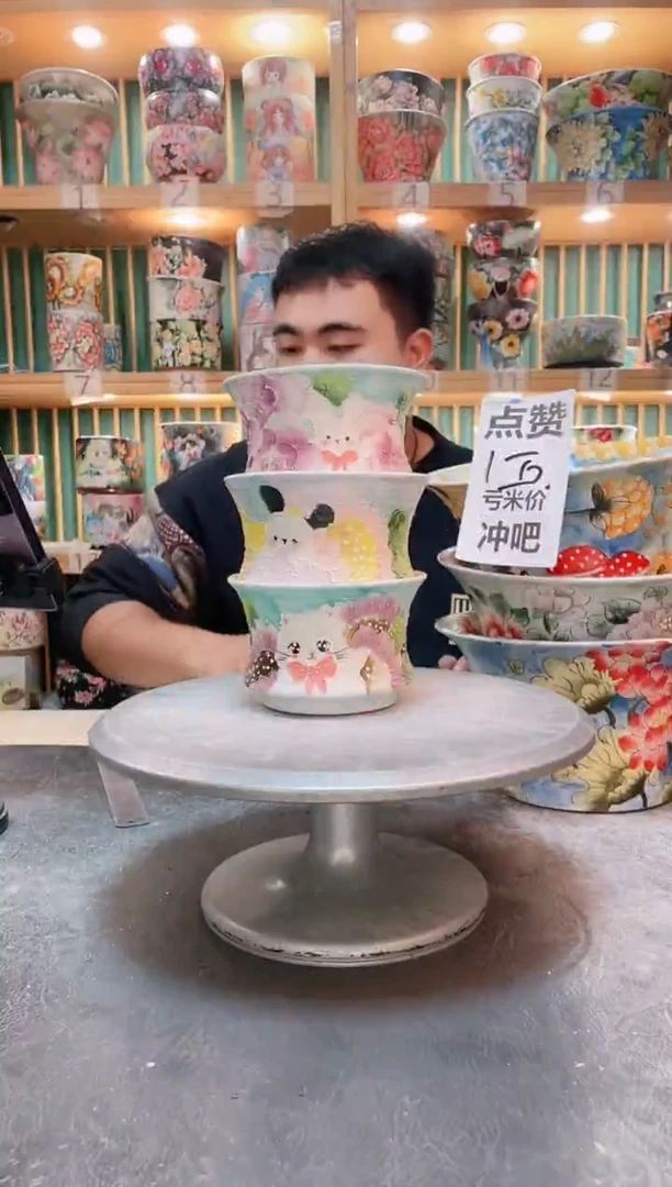 瓷片默认微瑕一物一拍1030-161-3个